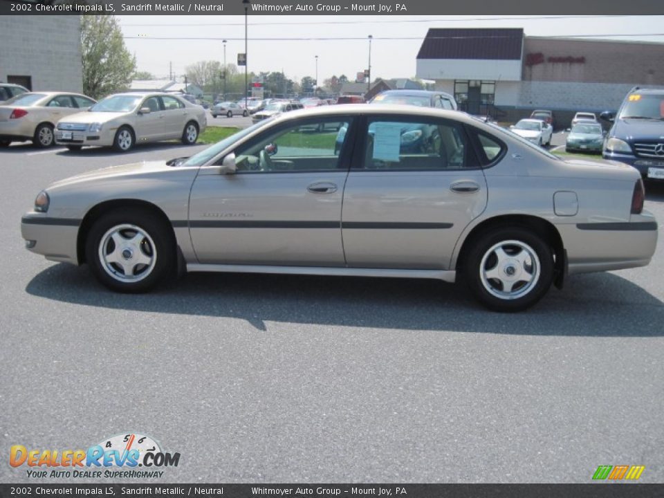 2002 Chevrolet Impala LS Sandrift Metallic / Neutral Photo #5