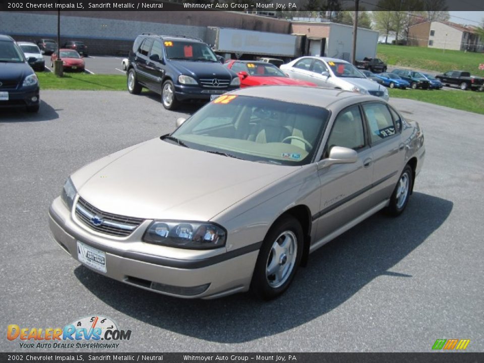 2002 Chevrolet Impala LS Sandrift Metallic / Neutral Photo #6