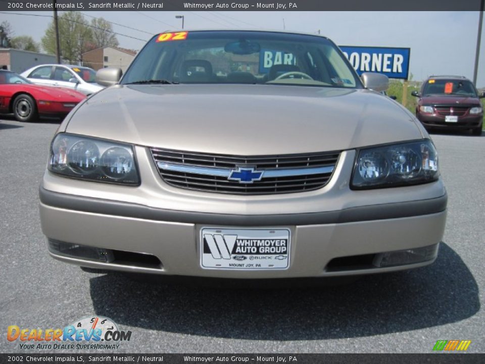 2002 Chevrolet Impala LS Sandrift Metallic / Neutral Photo #7