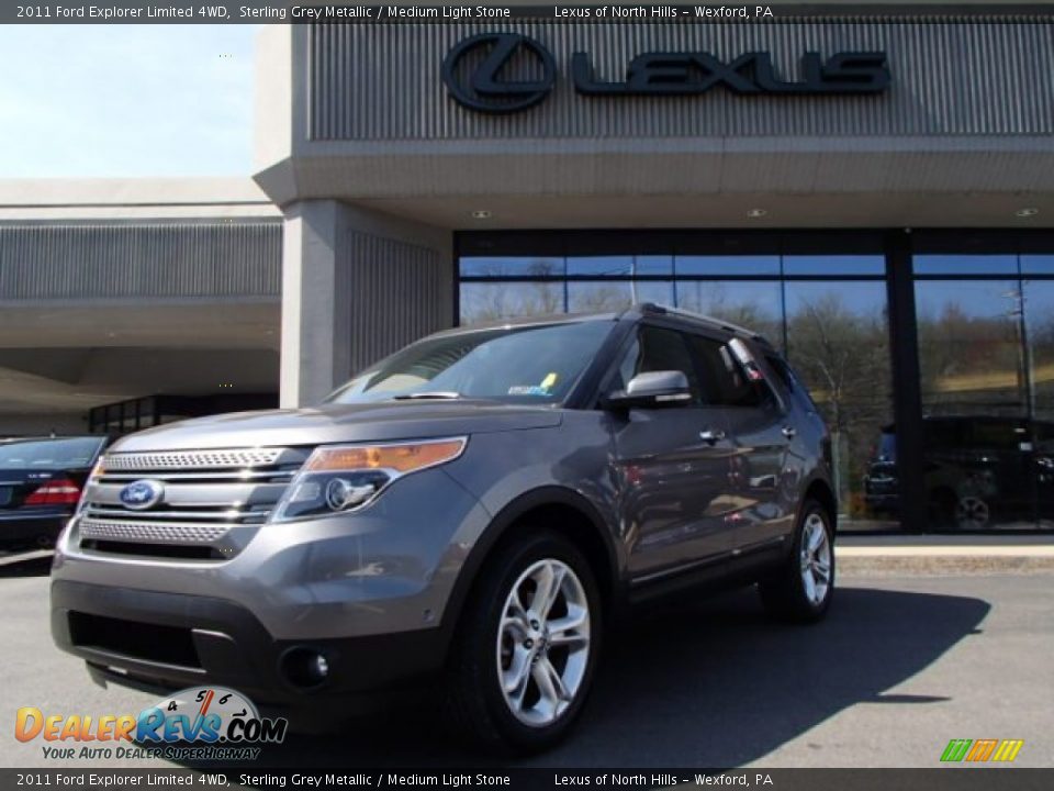 2011 Ford Explorer Limited 4WD Sterling Grey Metallic / Medium Light Stone Photo #1