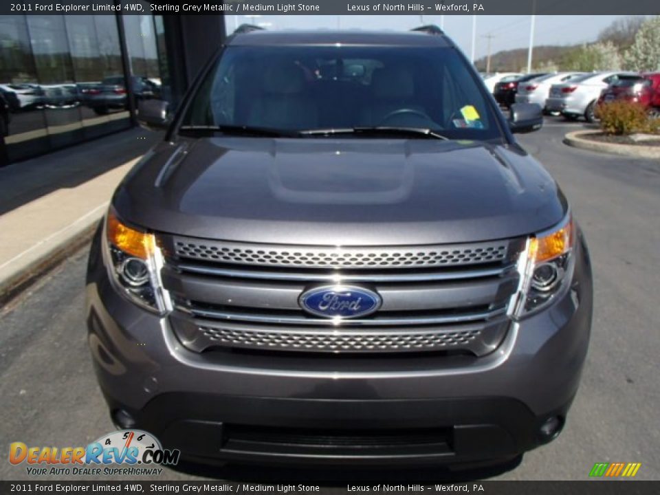 2011 Ford Explorer Limited 4WD Sterling Grey Metallic / Medium Light Stone Photo #3
