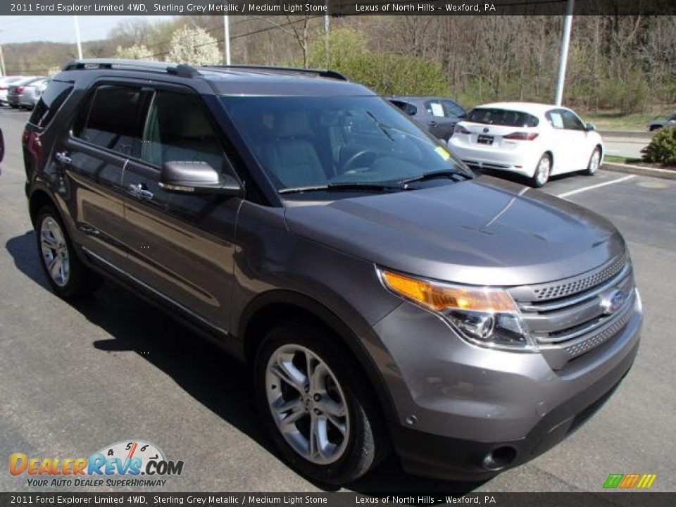 2011 Ford Explorer Limited 4WD Sterling Grey Metallic / Medium Light Stone Photo #4