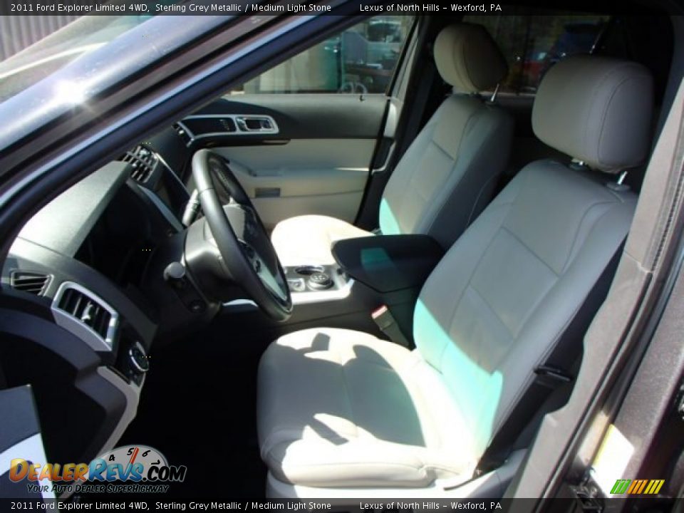 2011 Ford Explorer Limited 4WD Sterling Grey Metallic / Medium Light Stone Photo #10