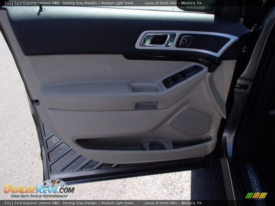 2011 Ford Explorer Limited 4WD Sterling Grey Metallic / Medium Light Stone Photo #11