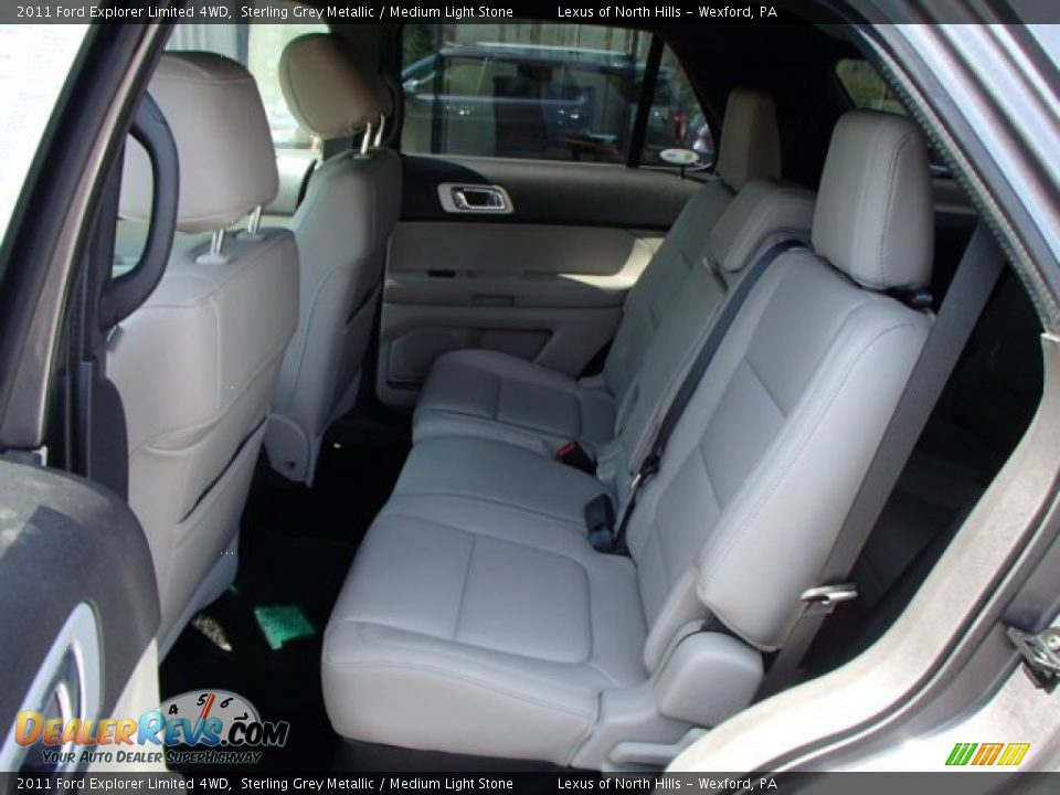 2011 Ford Explorer Limited 4WD Sterling Grey Metallic / Medium Light Stone Photo #12