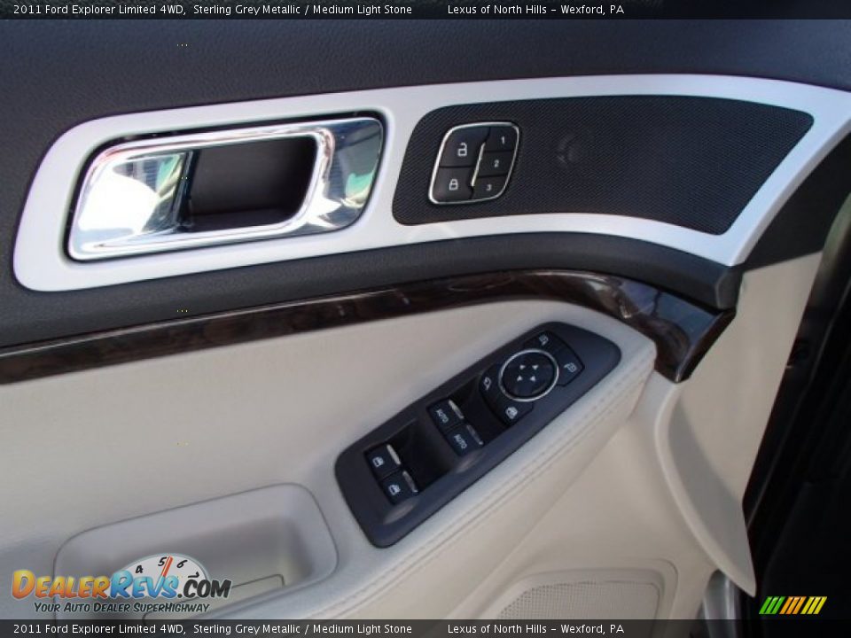 2011 Ford Explorer Limited 4WD Sterling Grey Metallic / Medium Light Stone Photo #14