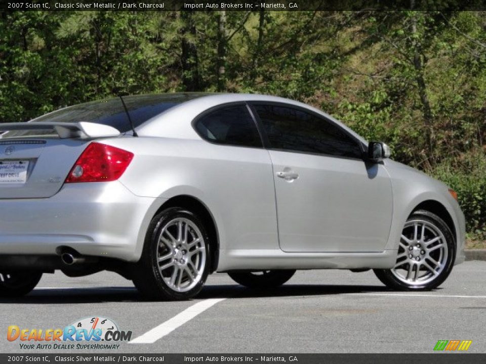 2007 Scion tC Classic Silver Metallic / Dark Charcoal Photo #3