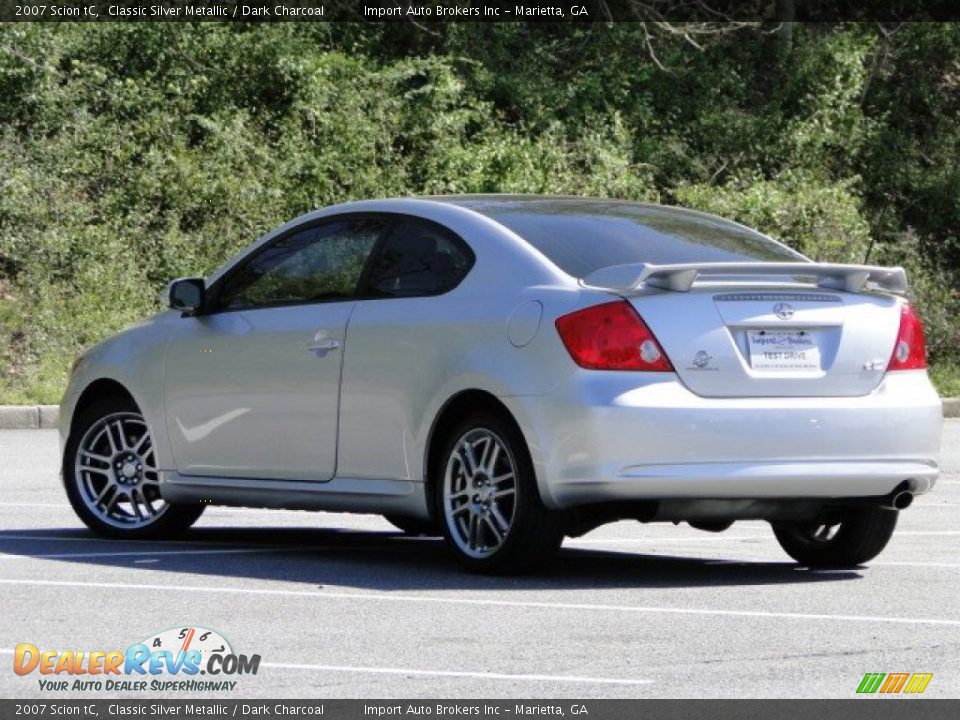 2007 Scion tC Classic Silver Metallic / Dark Charcoal Photo #4