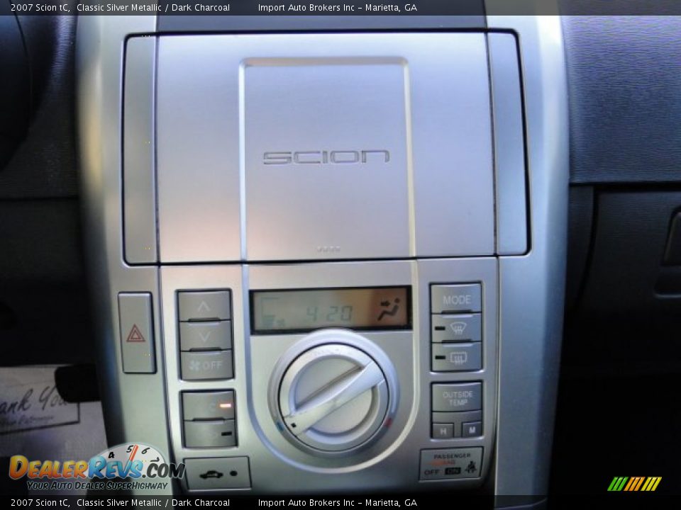 2007 Scion tC Classic Silver Metallic / Dark Charcoal Photo #13
