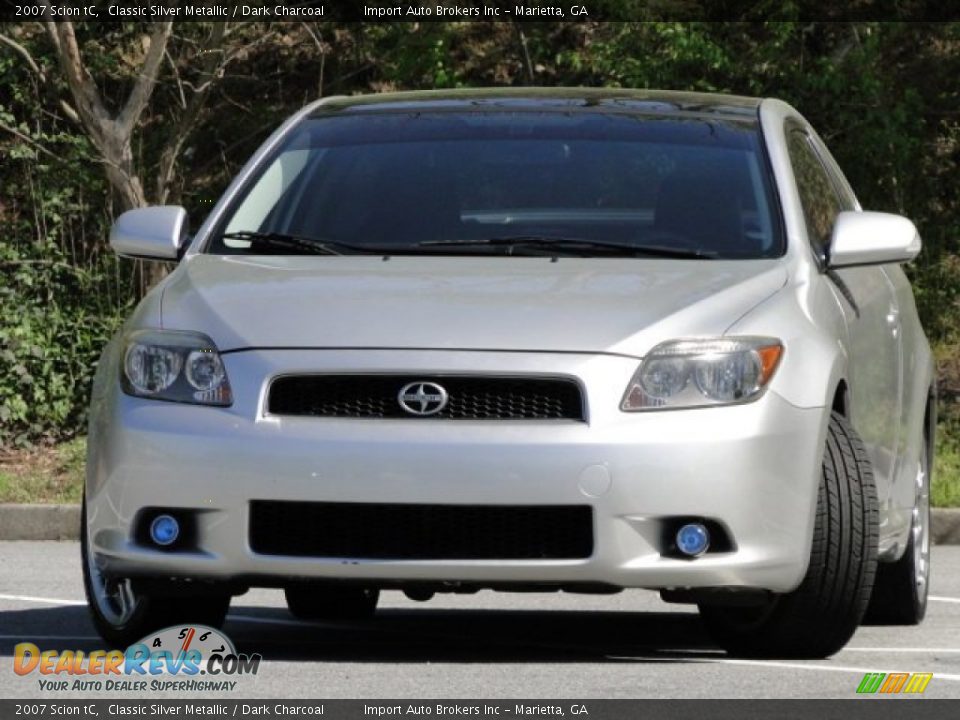 2007 Scion tC Classic Silver Metallic / Dark Charcoal Photo #20