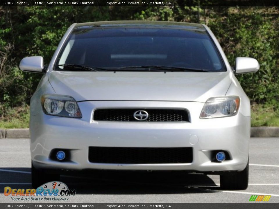 2007 Scion tC Classic Silver Metallic / Dark Charcoal Photo #21