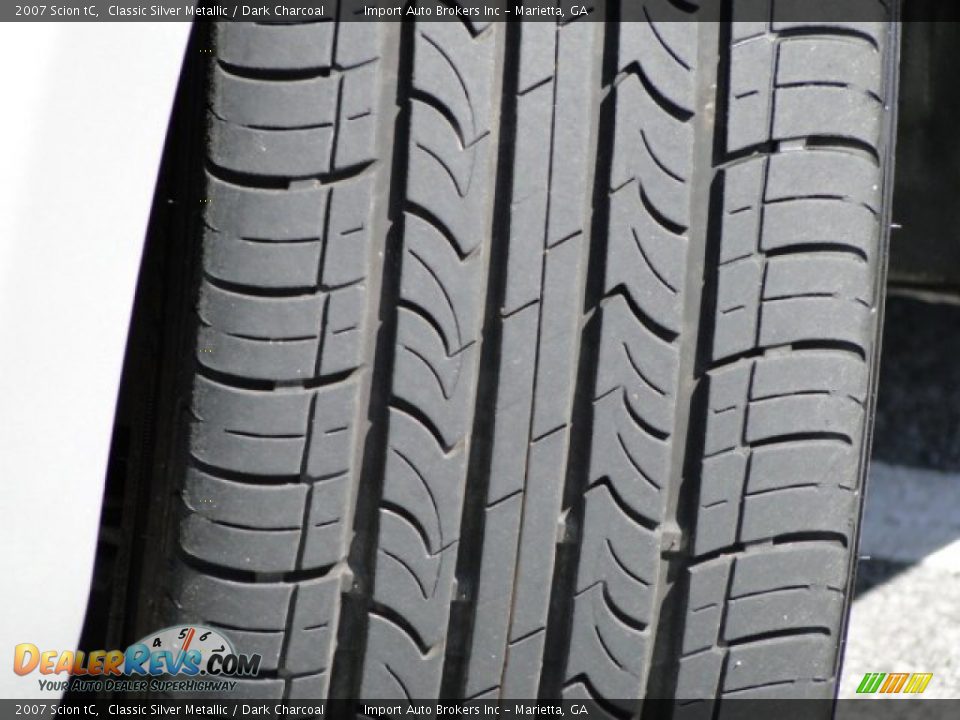 2007 Scion tC Classic Silver Metallic / Dark Charcoal Photo #24