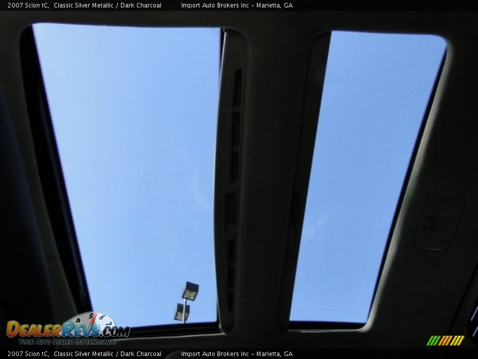 2007 Scion tC Classic Silver Metallic / Dark Charcoal Photo #30