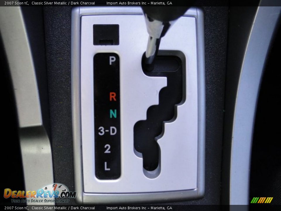 2007 Scion tC Classic Silver Metallic / Dark Charcoal Photo #34