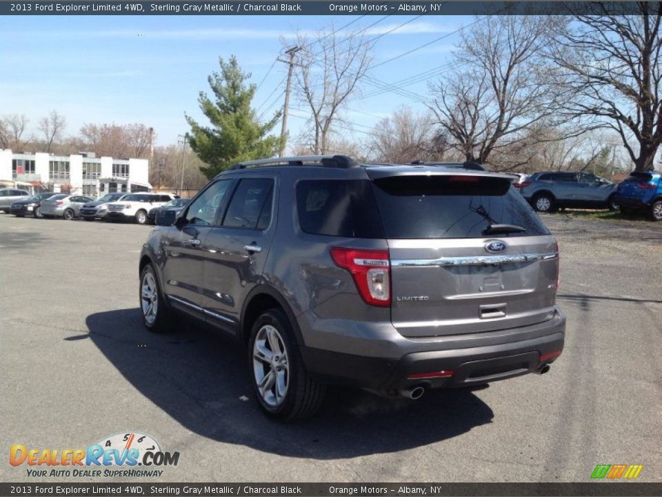 2013 Ford Explorer Limited 4WD Sterling Gray Metallic / Charcoal Black Photo #3