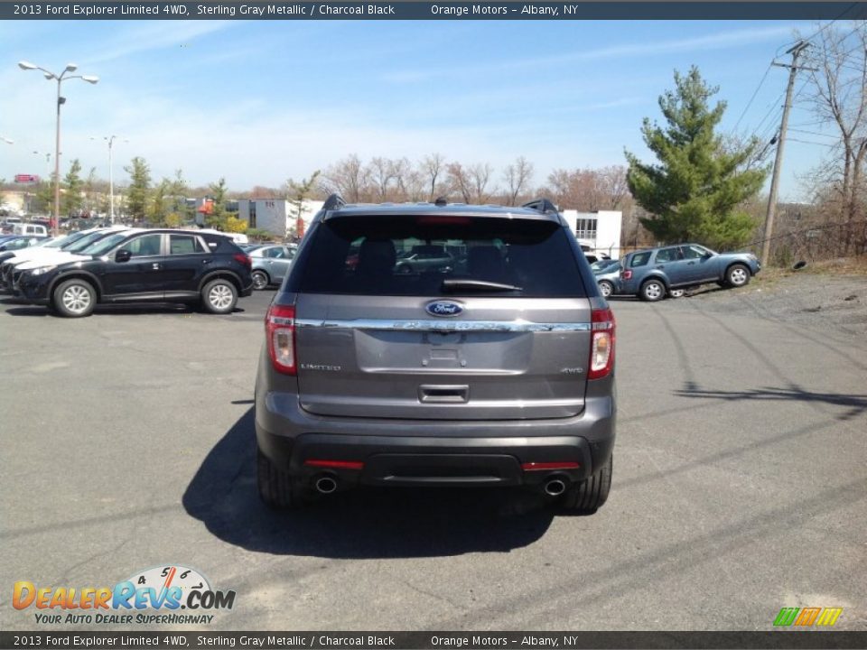 2013 Ford Explorer Limited 4WD Sterling Gray Metallic / Charcoal Black Photo #4