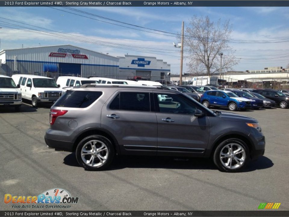 2013 Ford Explorer Limited 4WD Sterling Gray Metallic / Charcoal Black Photo #6