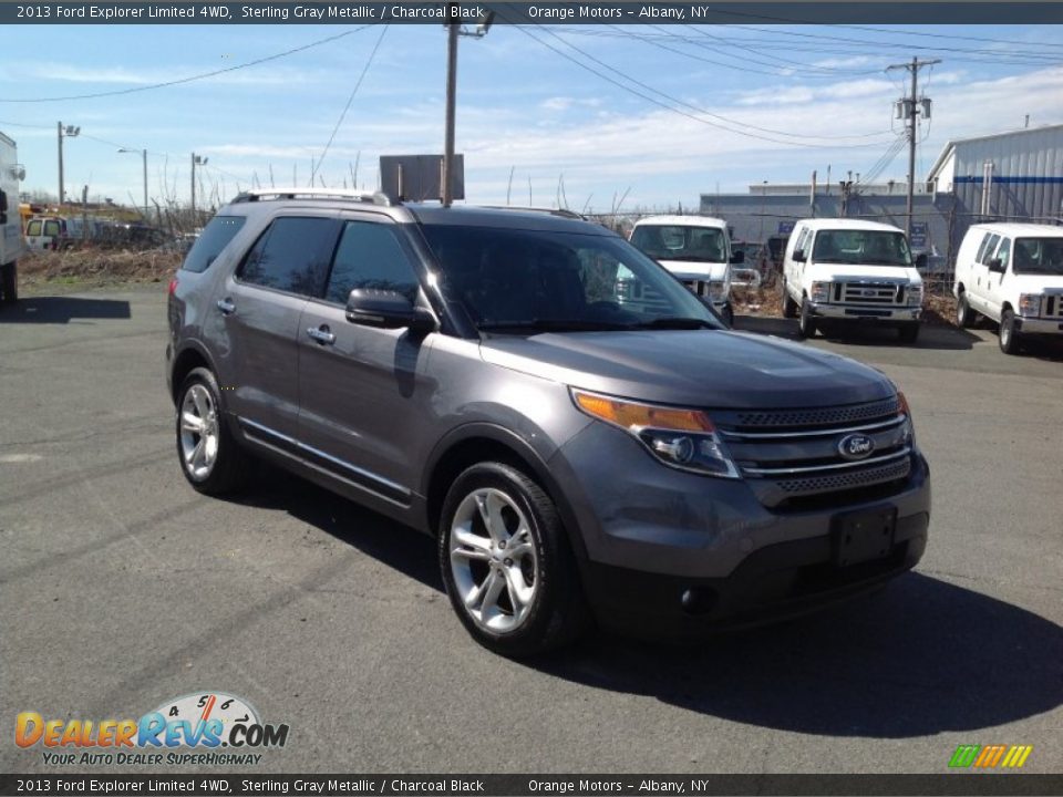 2013 Ford Explorer Limited 4WD Sterling Gray Metallic / Charcoal Black Photo #7