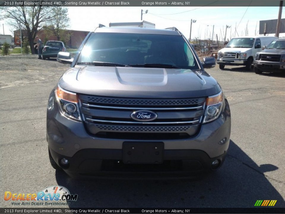 2013 Ford Explorer Limited 4WD Sterling Gray Metallic / Charcoal Black Photo #8