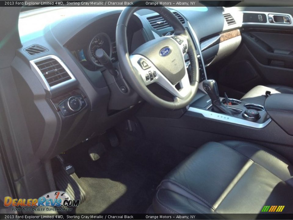 2013 Ford Explorer Limited 4WD Sterling Gray Metallic / Charcoal Black Photo #10