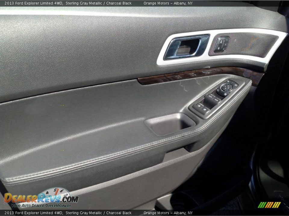 2013 Ford Explorer Limited 4WD Sterling Gray Metallic / Charcoal Black Photo #11