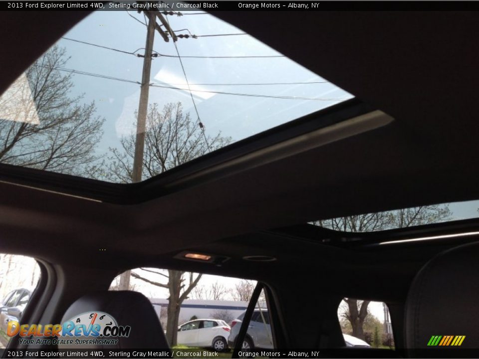 2013 Ford Explorer Limited 4WD Sterling Gray Metallic / Charcoal Black Photo #14