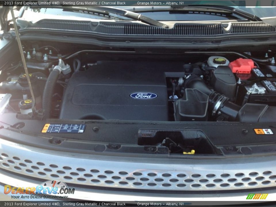 2013 Ford Explorer Limited 4WD Sterling Gray Metallic / Charcoal Black Photo #19