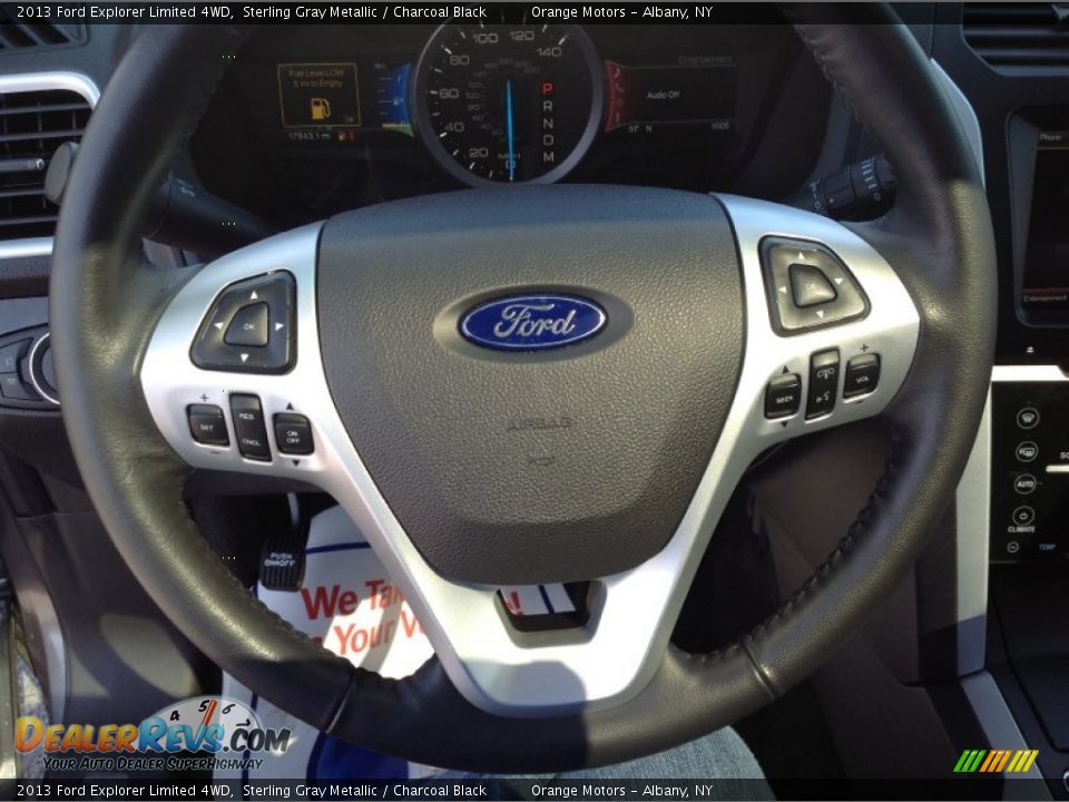 2013 Ford Explorer Limited 4WD Sterling Gray Metallic / Charcoal Black Photo #20