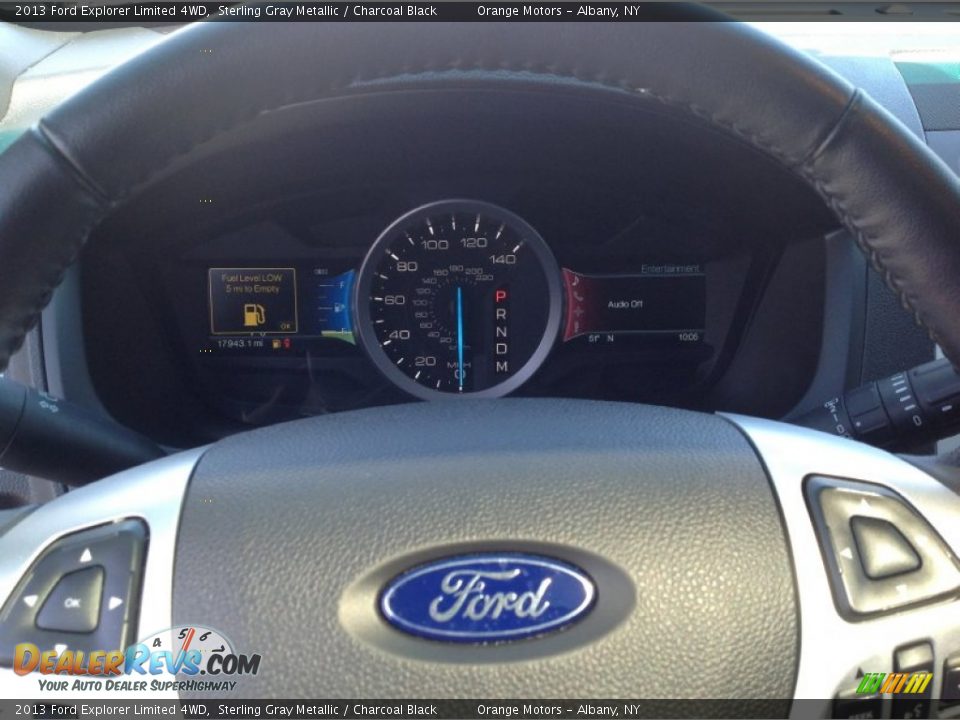 2013 Ford Explorer Limited 4WD Sterling Gray Metallic / Charcoal Black Photo #21