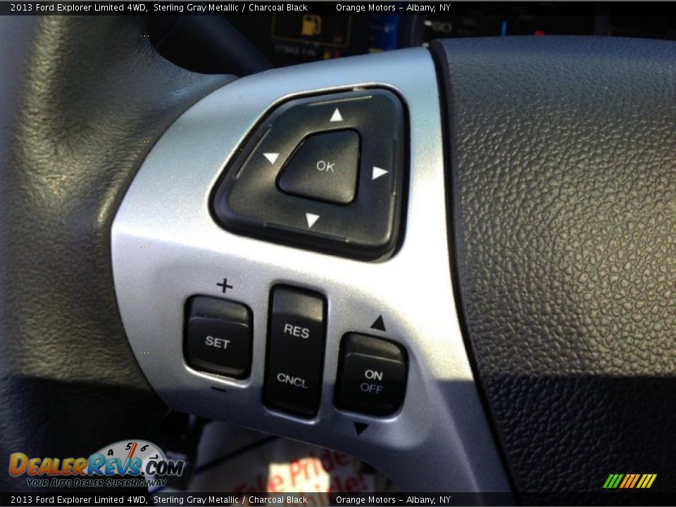 2013 Ford Explorer Limited 4WD Sterling Gray Metallic / Charcoal Black Photo #23
