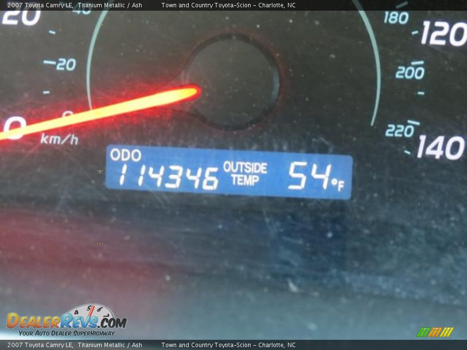 2007 Toyota Camry LE Titanium Metallic / Ash Photo #12