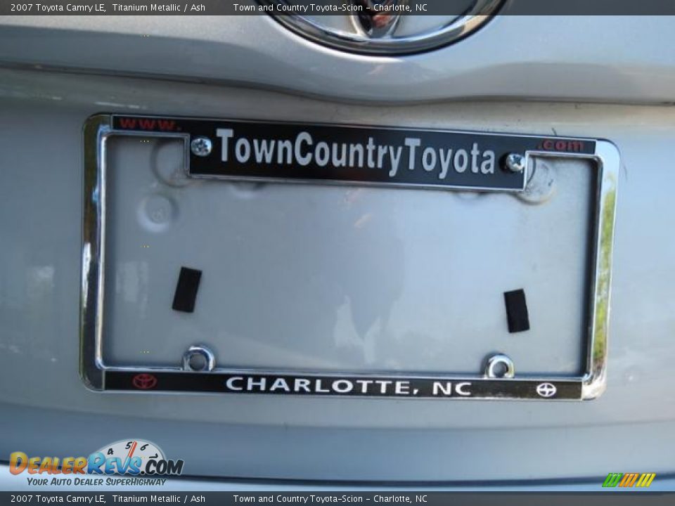 2007 Toyota Camry LE Titanium Metallic / Ash Photo #31