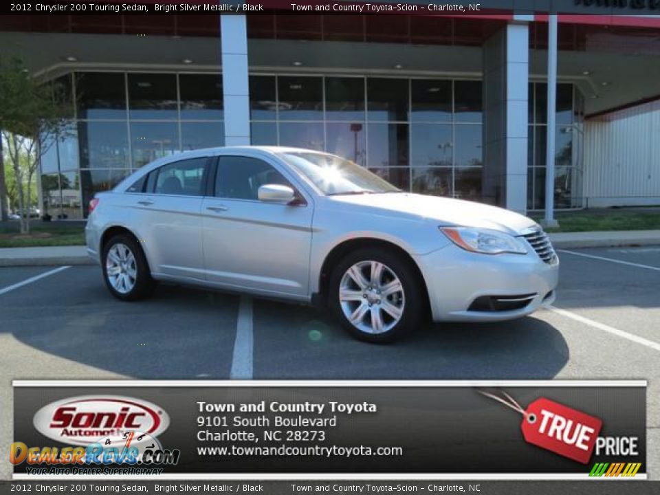 2012 Chrysler 200 Touring Sedan Bright Silver Metallic / Black Photo #1
