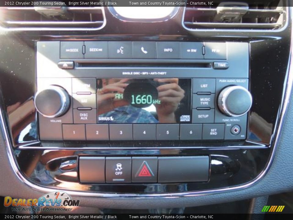 2012 Chrysler 200 Touring Sedan Bright Silver Metallic / Black Photo #14