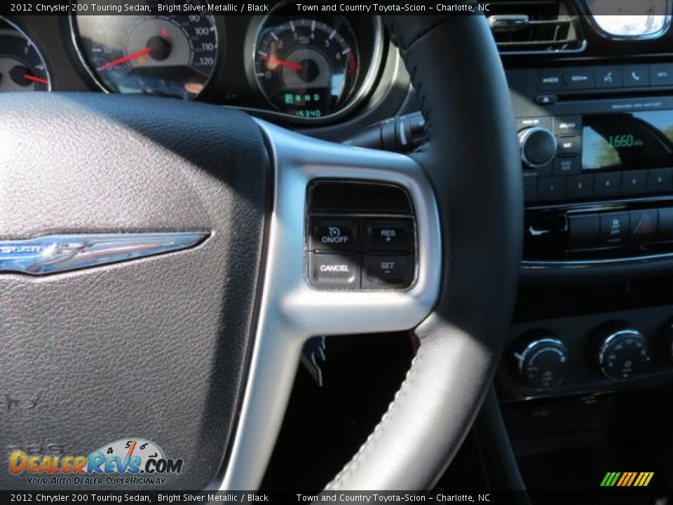 2012 Chrysler 200 Touring Sedan Bright Silver Metallic / Black Photo #18