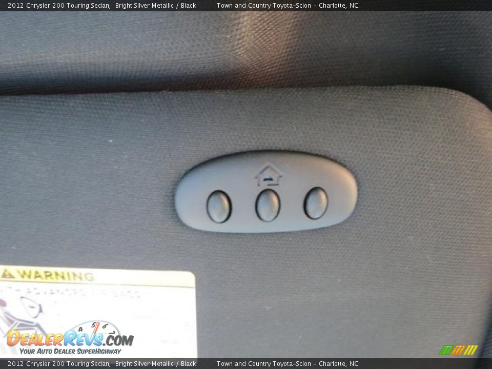 2012 Chrysler 200 Touring Sedan Bright Silver Metallic / Black Photo #21