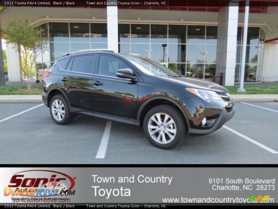 2013 Toyota RAV4 Limited Black / Black Photo #1