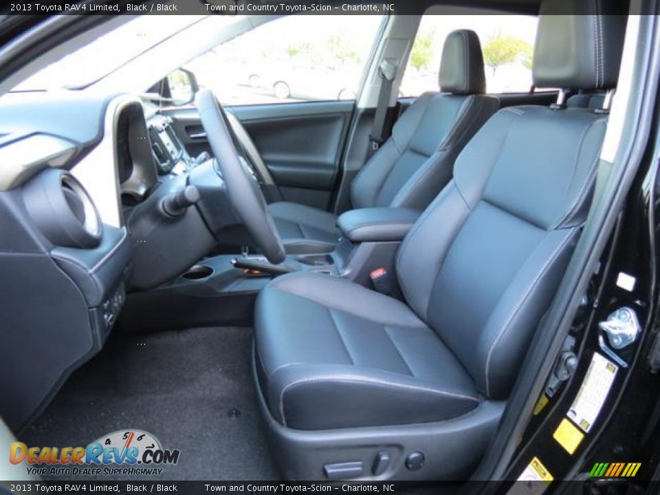 Black Interior - 2013 Toyota RAV4 Limited Photo #8
