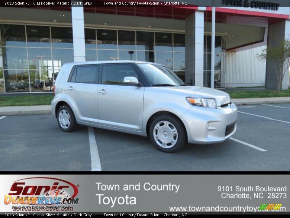 2013 Scion xB Classic Silver Metallic / Dark Gray Photo #1