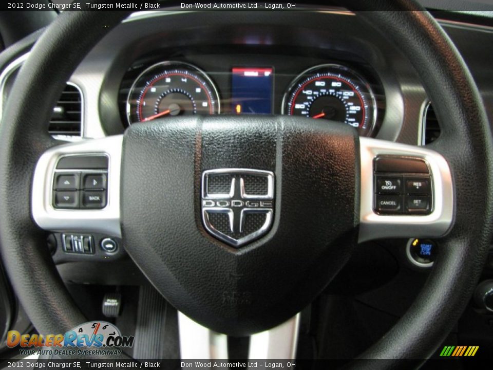 2012 Dodge Charger SE Tungsten Metallic / Black Photo #15