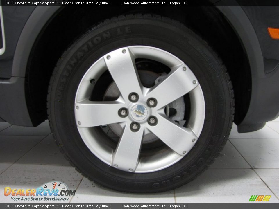 2012 Chevrolet Captiva Sport LS Black Granite Metallic / Black Photo #26