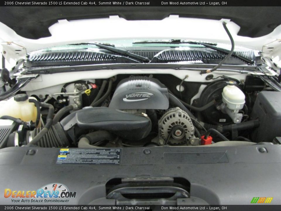 2006 Chevrolet Silverado 1500 LS Extended Cab 4x4 5.3 Liter OHV 16-Valve Vortec V8 Engine Photo #5