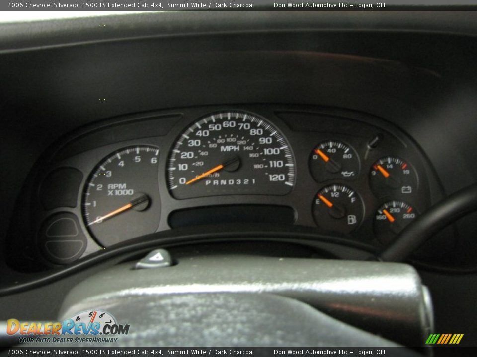 2006 Chevrolet Silverado 1500 LS Extended Cab 4x4 Gauges Photo #19