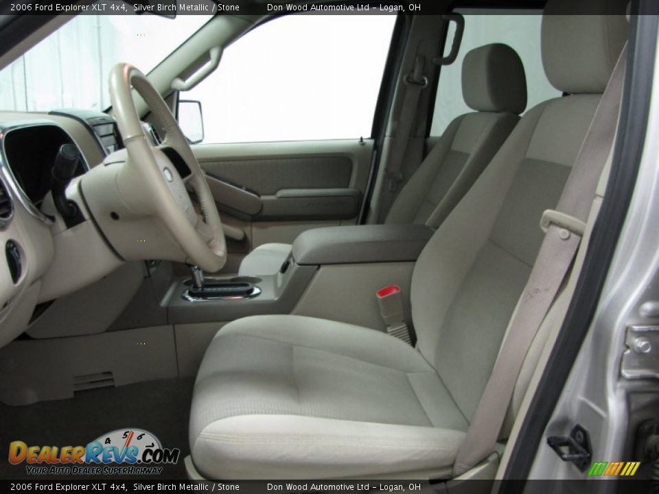 2006 Ford Explorer XLT 4x4 Silver Birch Metallic / Stone Photo #6