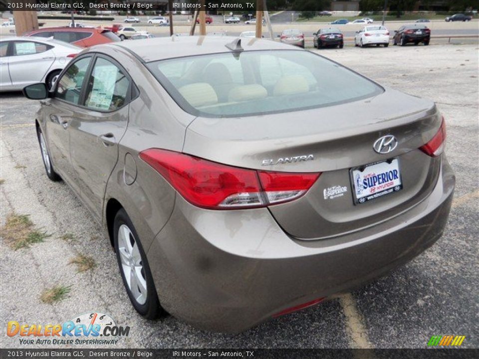 2013 Hyundai Elantra GLS Desert Bronze / Beige Photo #5