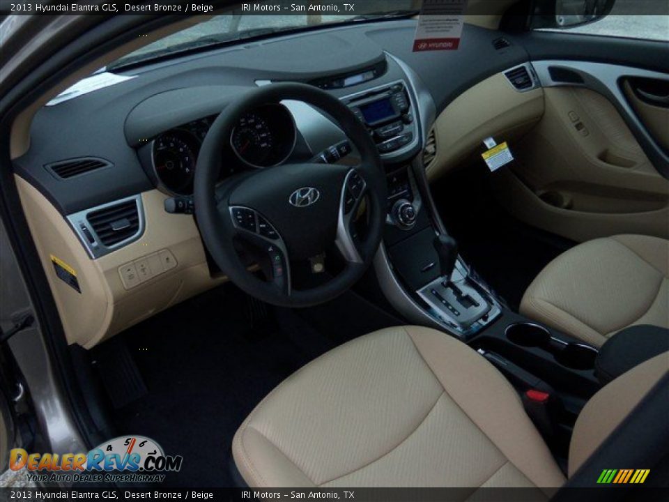 2013 Hyundai Elantra GLS Desert Bronze / Beige Photo #8