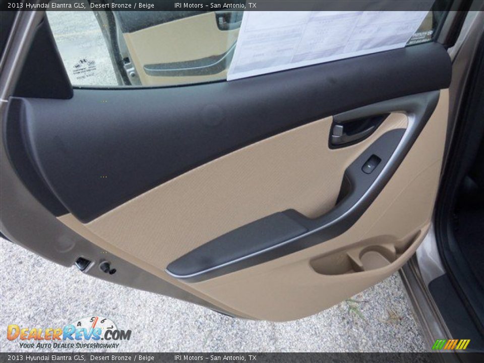 2013 Hyundai Elantra GLS Desert Bronze / Beige Photo #10