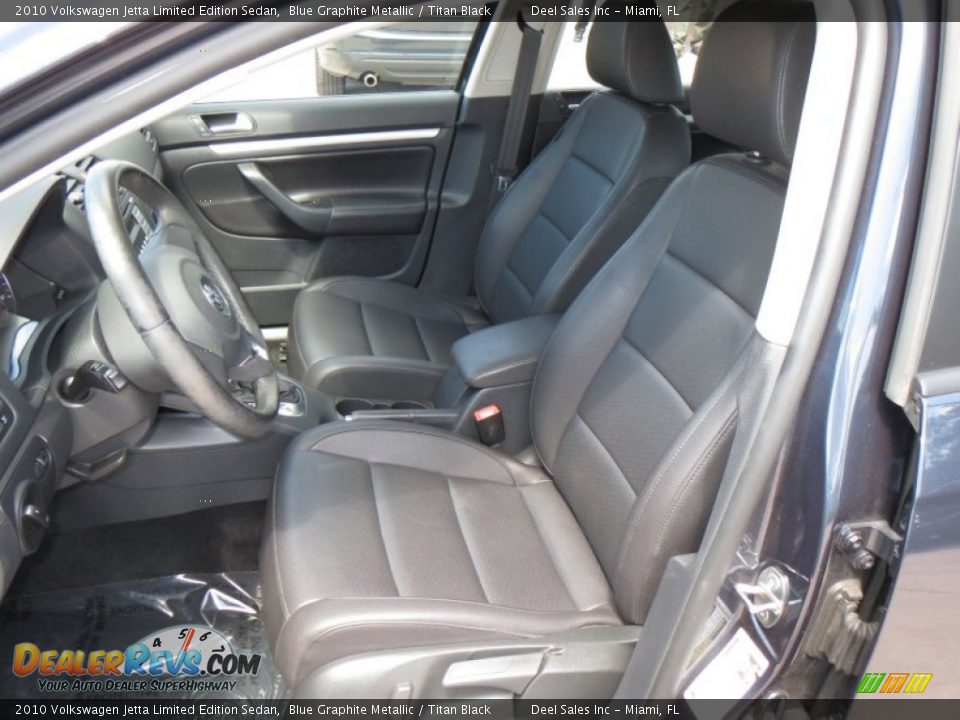 2010 Volkswagen Jetta Limited Edition Sedan Blue Graphite Metallic / Titan Black Photo #9