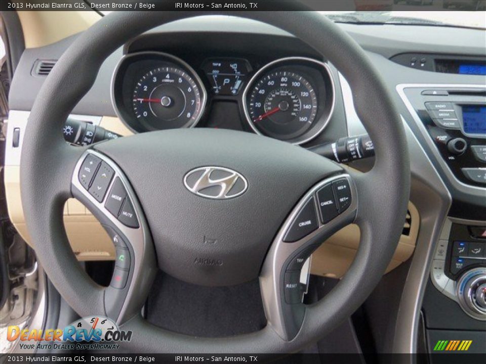 2013 Hyundai Elantra GLS Desert Bronze / Beige Photo #12