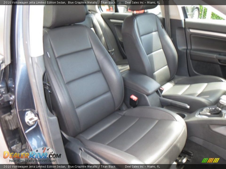 2010 Volkswagen Jetta Limited Edition Sedan Blue Graphite Metallic / Titan Black Photo #10